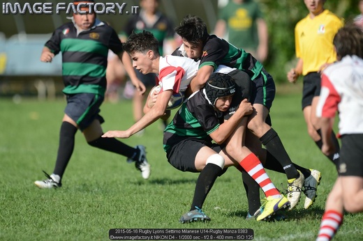 2015-05-16 Rugby Lyons Settimo Milanese U14-Rugby Monza 0383
